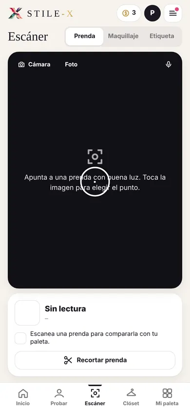 escaner de prendas